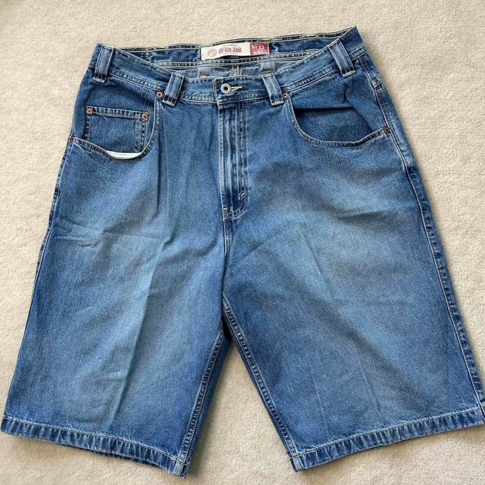 Vintage Gap Y2K Wide Leg Shorts Men's 36 Baggy Skater Grunge Jorts